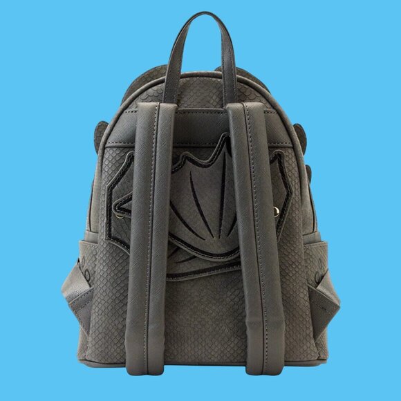 NWT Loungefly How To Train Your Dragon Toothless Cosplay Mini Backpack - Picture 3 of 4